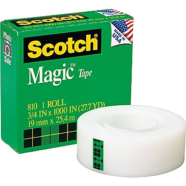 SCOTCH MAGIC TAPE 3/4" X 36YDS 810-1236