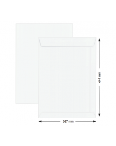 HISPAPEL ENVELOP WHITE 17.5" x 14.5" B21 BKT/250
