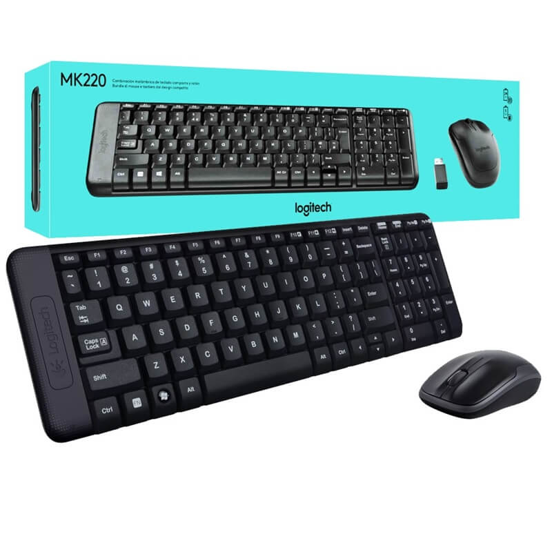 LOGITECKH KEY BOARD+MOUSE MK 220