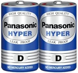 2 pcs of panasonic Hyper Manganese Battery
