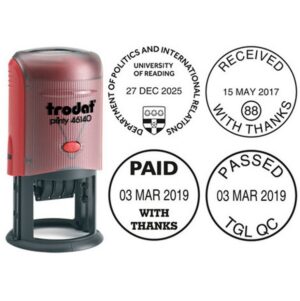 Trodat Stamp 46140/ 4 x 4 Cm Date Stamp