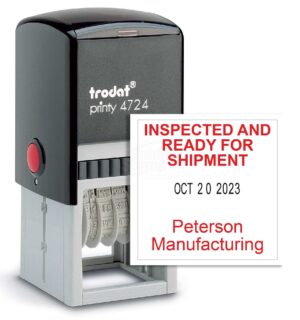 Trodat Stamp 4724 / 4 x 4 Cm Date Stamp