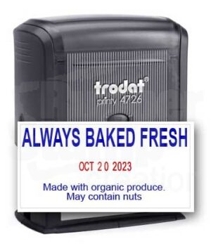 Trodat Stamp 4726 / 7.5 x 3.8 Cm Date Stamp