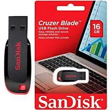 FLASH MEMORY SANDISK 16GB