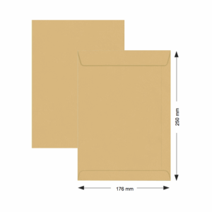 HISPAPEL ENVELOP BROWN 10 x 7 A5 M11PKT-250