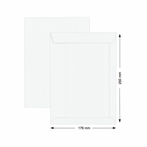 HISPAPEL ENVELOP WHITE 10 x 7 A5 B11 PKT-250