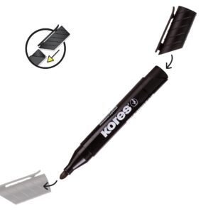 Kores Blue Permanent Marker Pen