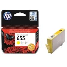 HP 655 Yellow Ink Cartridge