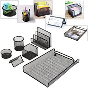 DESK SET MESH 6 PC (1LAYER TRAY) 7806