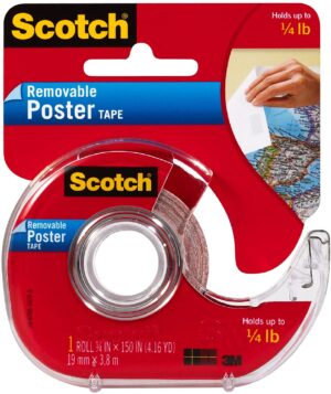 SCOTCH DOUBLE SIDED REMOVABLE POSTER TAPE - 109