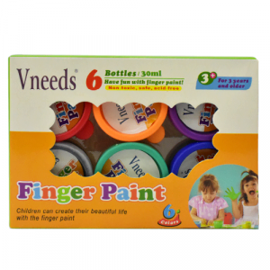 Vneeds Finger Paint Set Of 6