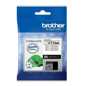 Brother Genuine LC472B Black Printer Ink Cartridge