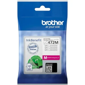Brother Genuine LC472M Magenta Printer Ink Cartridge