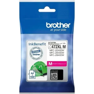 Brother | LC472XL | High Yield Ink Cartridge | Magenta