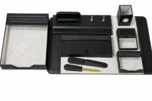ORIGINAL-DESKTOP SET BLACK - SET OF 8