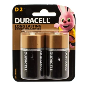 Duracell D 2 Battery Monet Power Longer - 2 Pieces