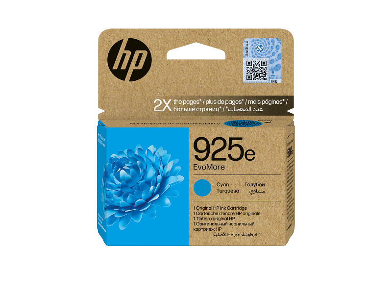 HP 925e EvoMore Cyan Original Ink Cartridge