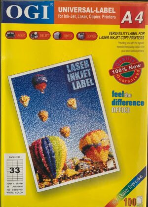 OGI LABEL 33 70X25.4 MM L31133