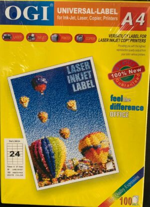 OGI LABEL 24 70x37.1 MM L38024