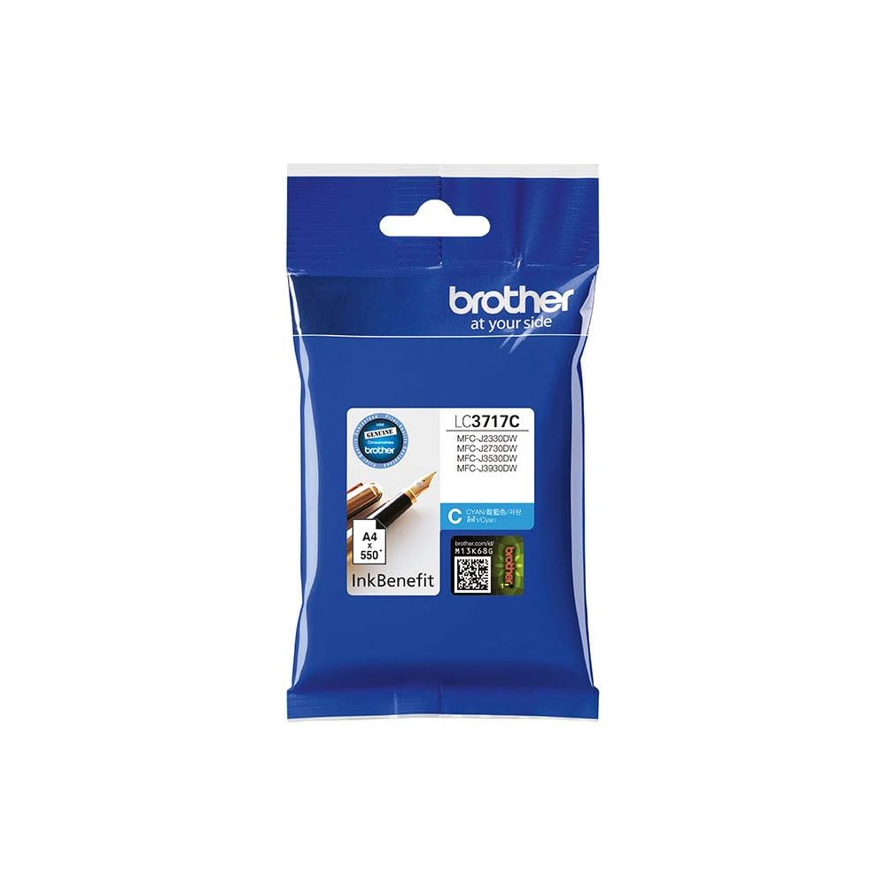Brother LC3717C Ink Cartridge, Cyan