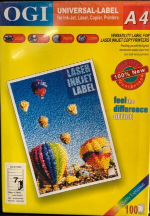 OGI LABEL 7 190X38 MM N17007 FOR BOX FILE