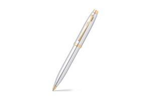 Sheaffer 93400 Ballpoint Pen - Bright Chrome With Gold