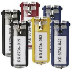 DURABLE KEY CLIP 1957 Set Of 6 Pc`s