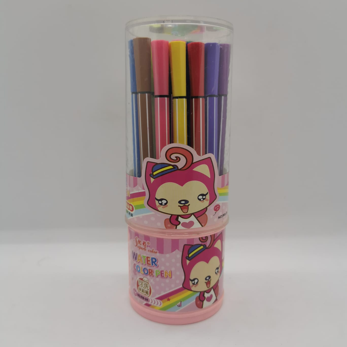 24 PCS WATER COLOR PEN ROUND TUBE 918-24