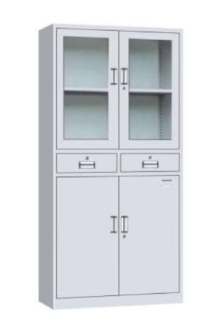 Metal File Cabinet 2 Doors 2 Drawers