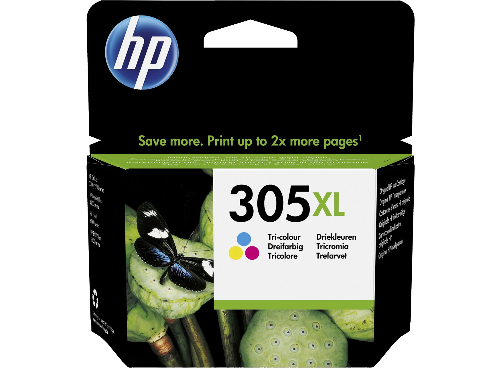 HP 305XL High Yield Tri-color Original Ink Cartridge