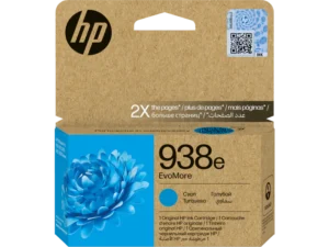 HP 938e XL EvoMore Cyan Original Ink Cartridge (4S6X9PE)