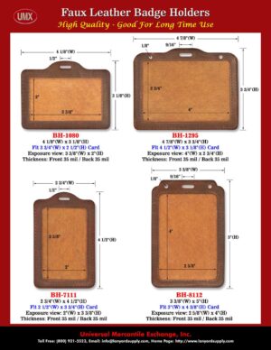 NAME BADGE LEATHER