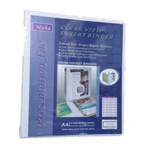 MAHA PRESENTATION FILE 25MM 2 RING WHITE