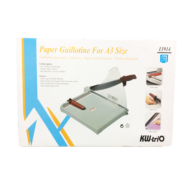 KW-Trio Paper Guillotine for A3 Size - Paper Cutter Board - الصورة 2