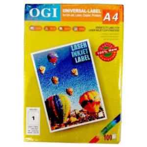 OGI LABEL 1 210X297 MM L11001 A4