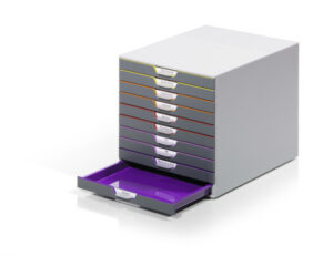 DURABLE 10 DRAWER PLASTIC CABINET 7610
