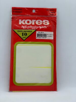 Kores Self Adhesive Labels WL-8014