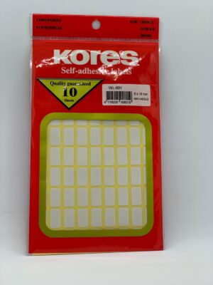 Kores Self Adhesive Labels WL-801