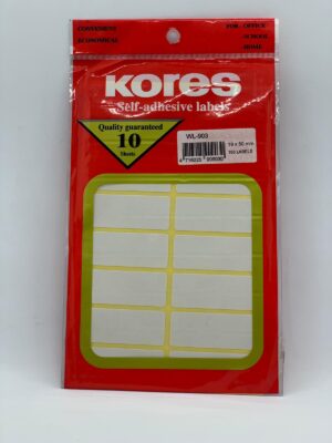 Kores Self Adhesive Labels WL-903