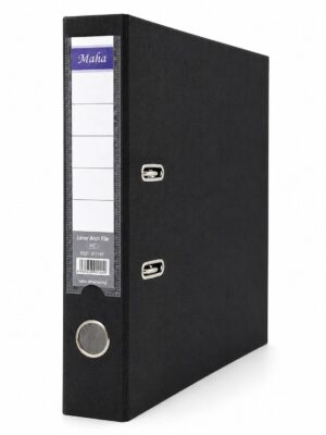 Maha Black Lever Arch File