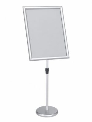 a2 poster rack strip corner silver