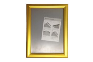 A3 Poster Frame Gold Strip