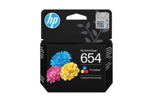 HP 654 Tri-color Original Ink Advantage Cartridge