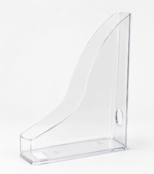 DURABLE MAGAZINE RACK TRANSPARENT